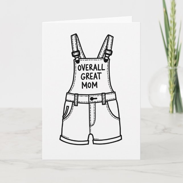 Gran tarjeta de arte de Mamá Shortalls (Anverso)
