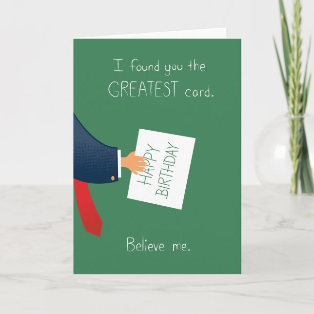 GRAN tarjeta de cumpleaños (Anverso)