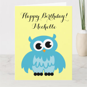 Gran tarjeta de cumpleaños extra grande personal
