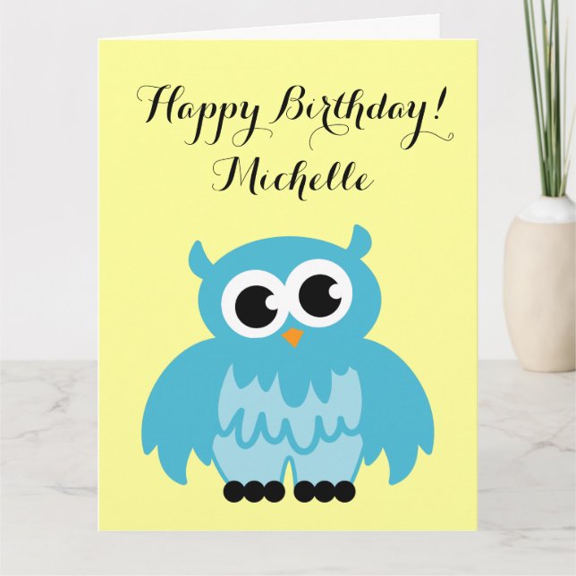 Gran tarjeta de cumpleaños extra grande | personal (Anverso)