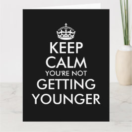 Gran tarjeta de cumpleaños humorística grande para