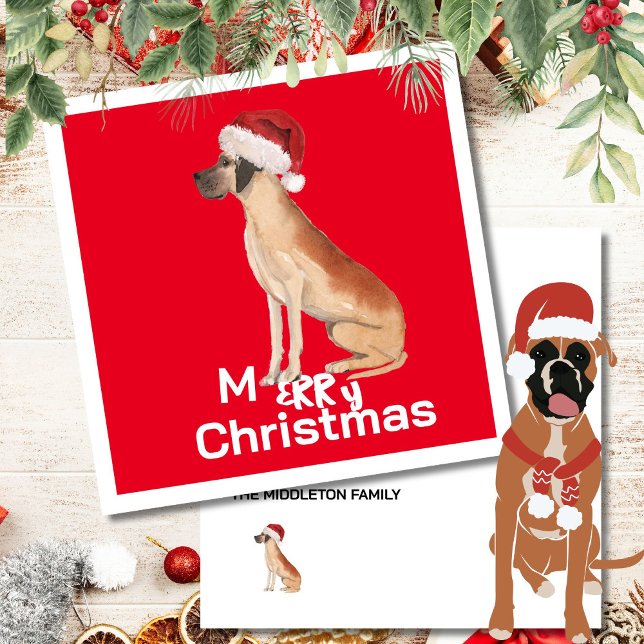 Gran tarjeta de felicitación de dane Dog Merry par (Subido por el creador)