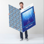 GRAN tarjeta de felicitación extra grande Hanukkah<br><div class="desc">ENORME Graciosa tarjeta de felicitación Hanukkah agregar nombre o nombres para personalizar.</div>