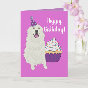 Gran tarjeta de felicitación plegada de cumpleaños