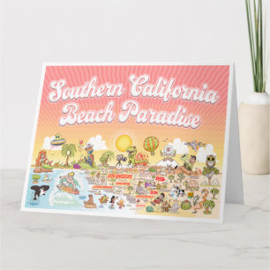 Gran tarjeta de felicitación SoCal