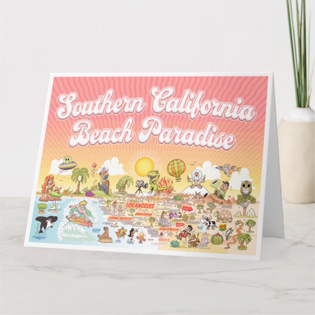Gran tarjeta de felicitación SoCal (Anverso)