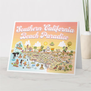 Gran tarjeta de felicitación SoCal