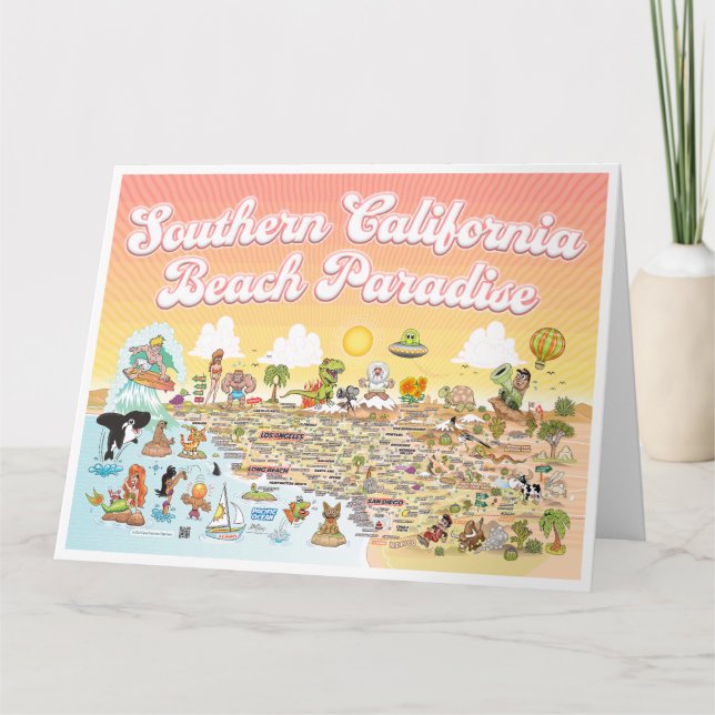 Gran tarjeta de felicitación SoCal (Anverso)