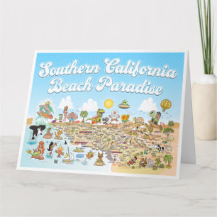 Gran tarjeta de felicitación SoCal
