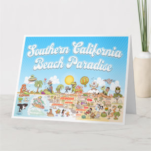 Gran tarjeta de felicitación SoCal