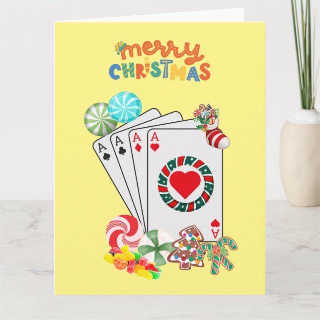 Gran tarjeta de Navidad de Las Vegas (Anverso)