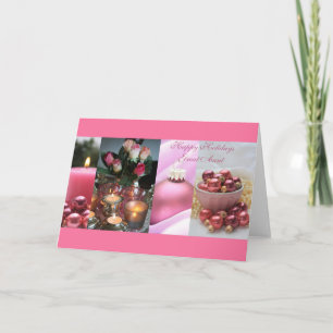 Gran tarjeta de Navidad de tía Merry