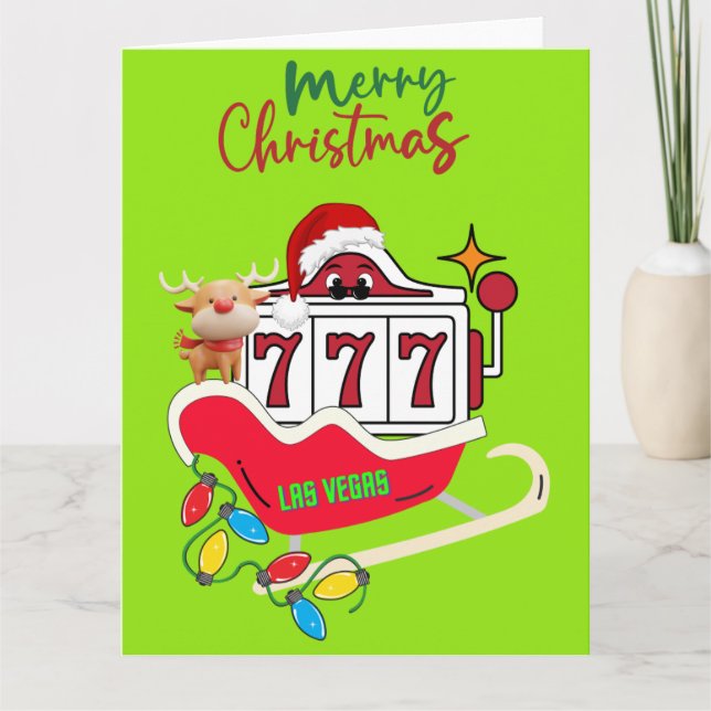 Gran tarjeta de Navidades de Las Vegas (Anverso)