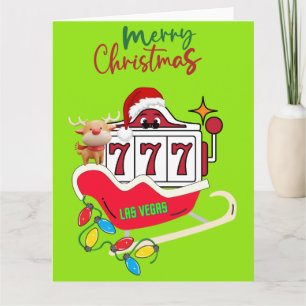 Gran tarjeta de Navidades de Las Vegas