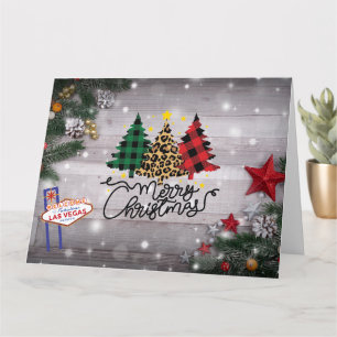 Gran tarjeta de Navidades de Las Vegas