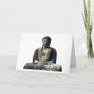 Gran tarjeta de saludo de Buda