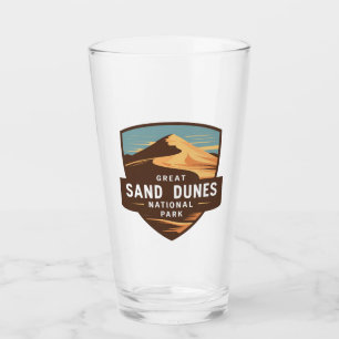 Gran tarjeta de viaje para parque nacional de duna