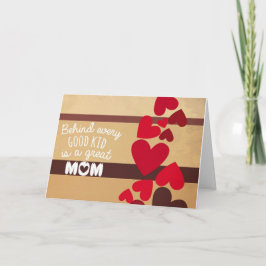 GRAN TARJETA DEL DÍA DE LA GRAN NIÑA MAMÁ