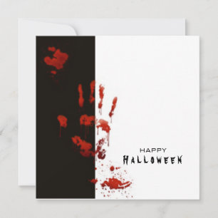 Gran tarjeta minimalista de Halloween