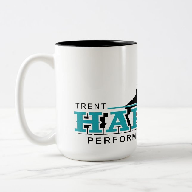 Gran taza de café con logo negro (Izquierda)