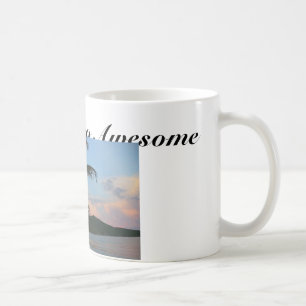 Gran taza de café de la cita de la playa de Puert