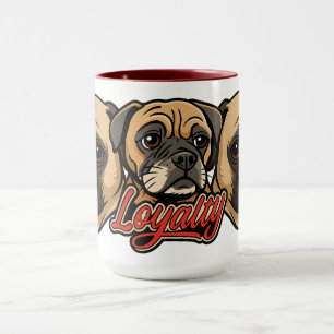 Gran Taza Pug de Phil Elmore