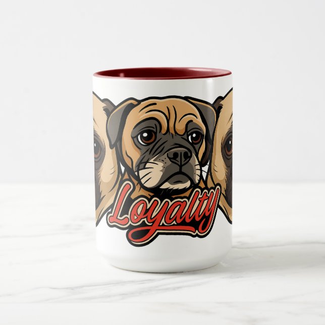 Gran Taza Pug de Phil Elmore (Centro)