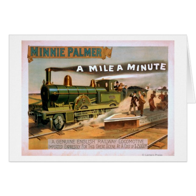 Gran Teatro de Tren Locomotor "A Mile a Minute" (Anverso (Horizontal))