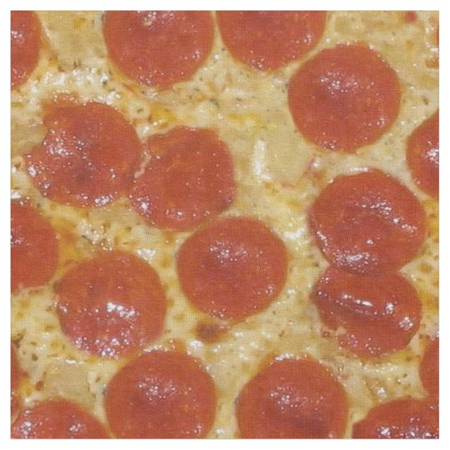gran tela de pizza de pepperoni (De cerca)