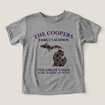 Gran vacaciones en familia estatal en el lago Mich