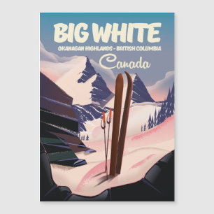 Gran White Columbia Británica Canadá esquí.