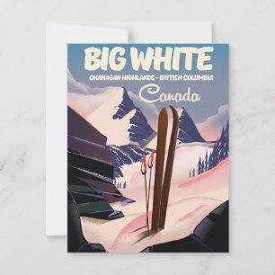 Gran White Columbia Británica Canadá esquí.