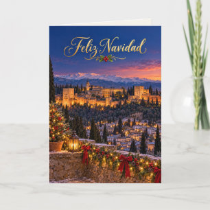 Granada Alhambra Feliz Navidad