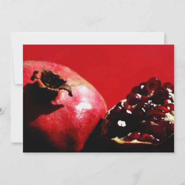 Granadas sobre rojo (Anverso)