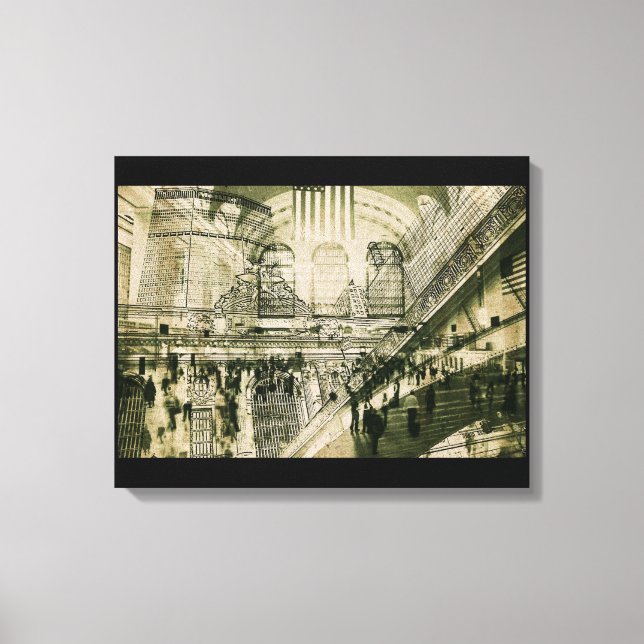 Grand Central Station, NYC, impresión de lonas (Anverso)