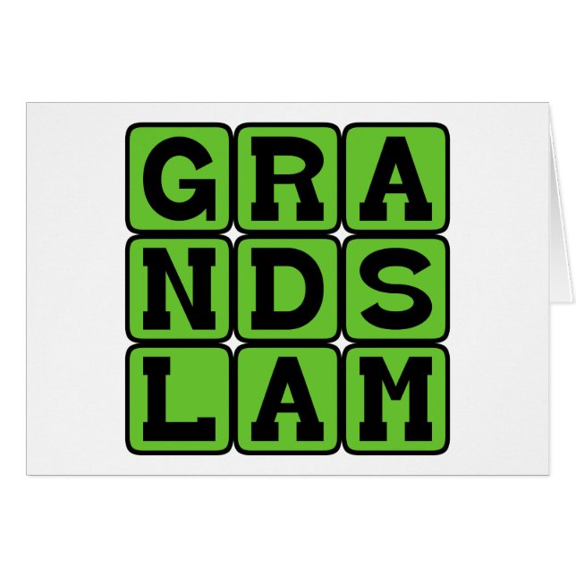 Grand Slam, jonrón de béisbol (Anverso (Horizontal))