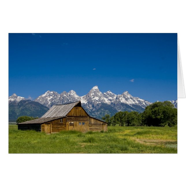 Grand Teton Barn (Anverso (Horizontal))