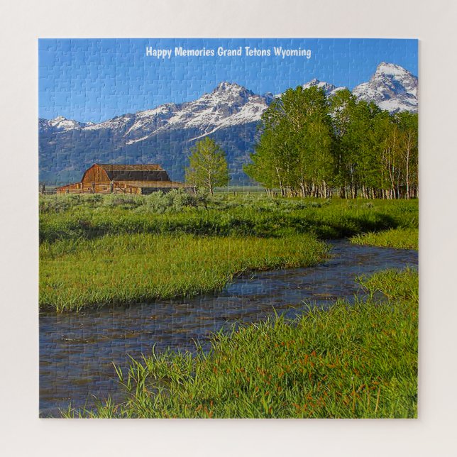 Grand Tetons Wyoming . Rompecabezas (Vertical)