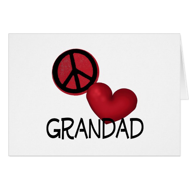 Grandad del amor de la paz (Anverso (Horizontal))