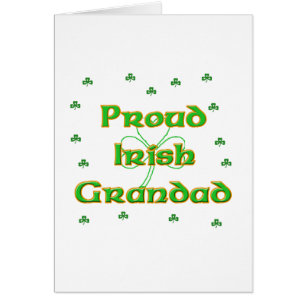Grandad irlandés orgulloso