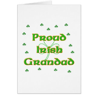 Grandad irlandés orgulloso