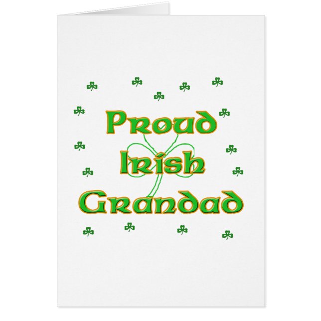 Grandad irlandés orgulloso (Frente)