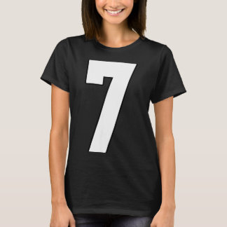 Grande 7 Jersey Número 7 Uniforme Fan Favorito Más