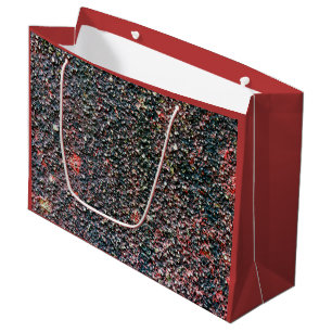 Grande arándano agitar una gran bolsa de regalo