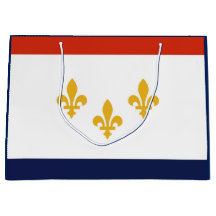 Bandera de Nueva Orleans Bolsa de Regalo