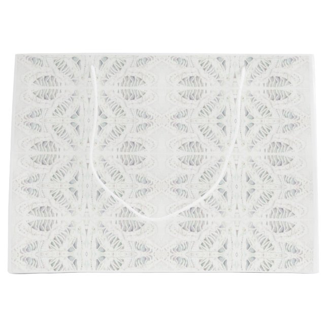 Grande BATTENBURG LACE Gran Bolsa de Regalo (Anverso)