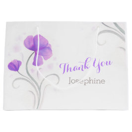 Grande Boda acuarela gracias bolsa de regalo personalizad