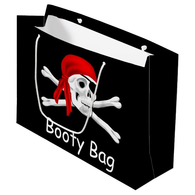Grande Bolsa de bolsitas de regalo para piratas (Angulo Anverso)