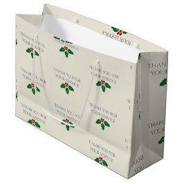 Grande Bolsa de regalo 'Agradece por tu servicio'