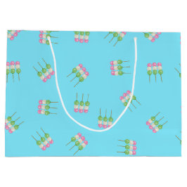 Grande Bolsa de regalo Anime Blue Pastel Dango
